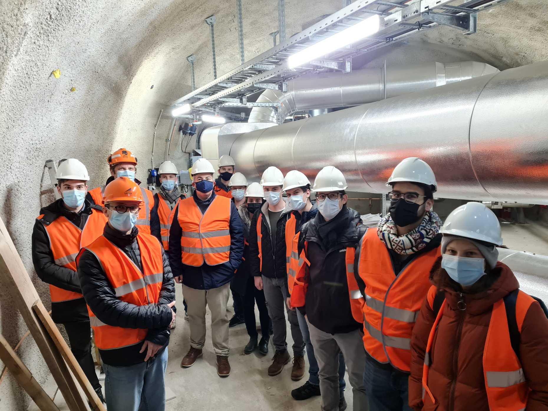 Technical visit of the “Design and Construction in Geotechnical Engineering” course